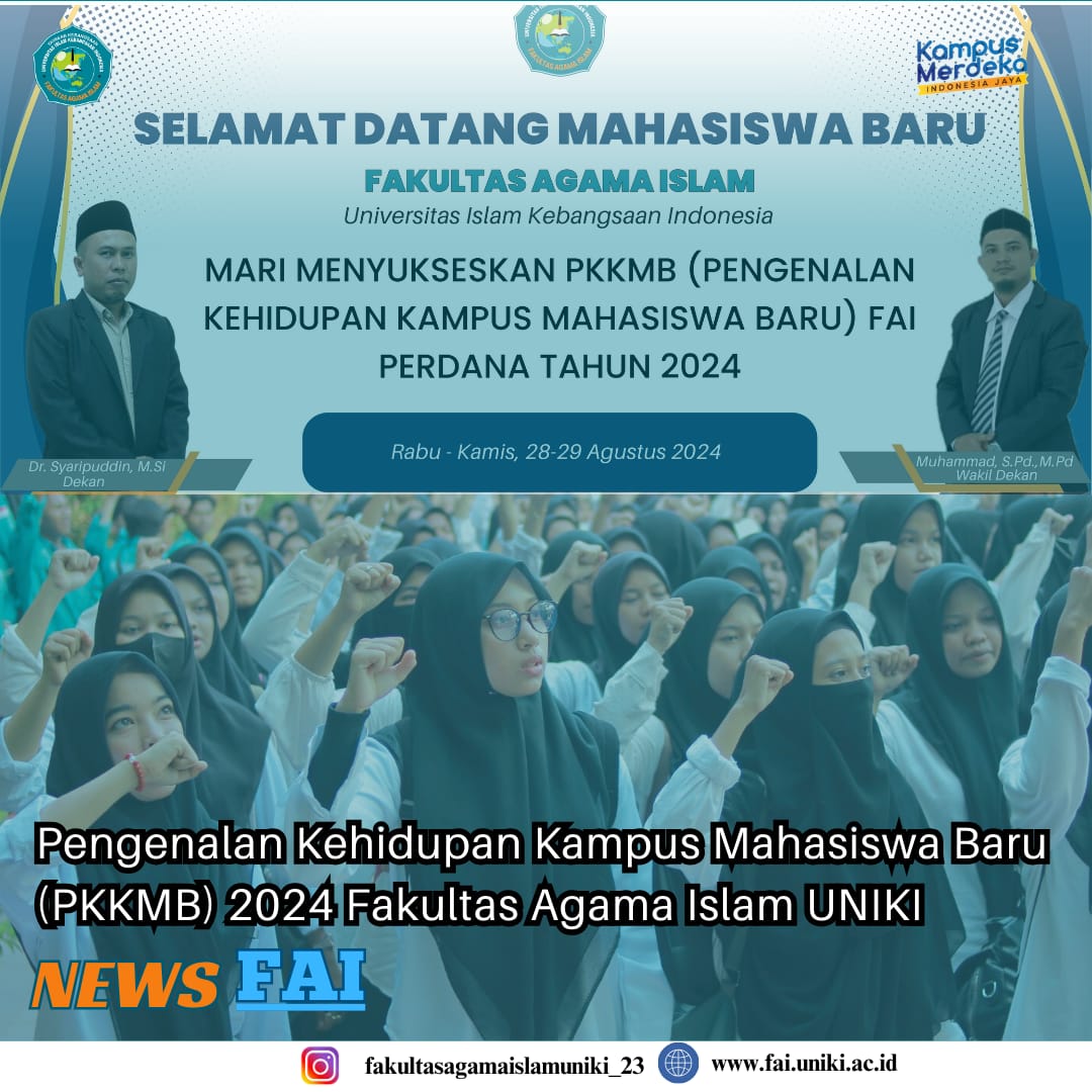 PKKMB PERDANA FAKULTAS AGAMA ISLAM UNIKI 2014